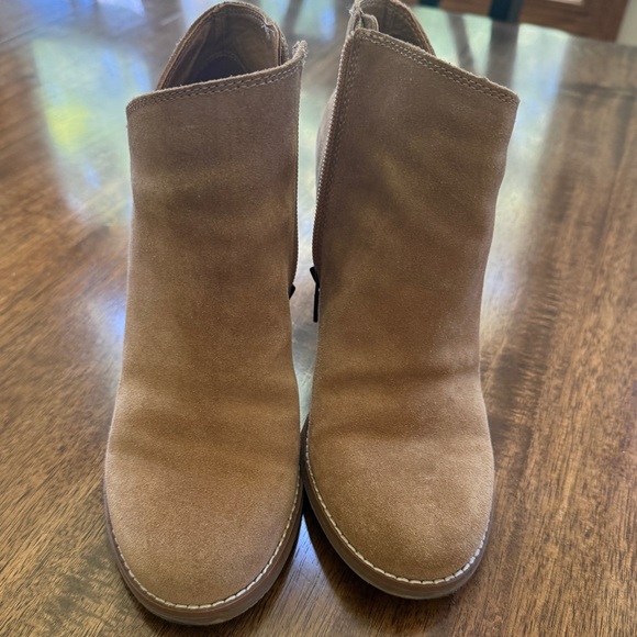 Lucky Brand Tan Wedged Booties - Picture 3 of 7